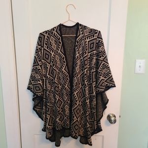 Sweater Shawl Poncho